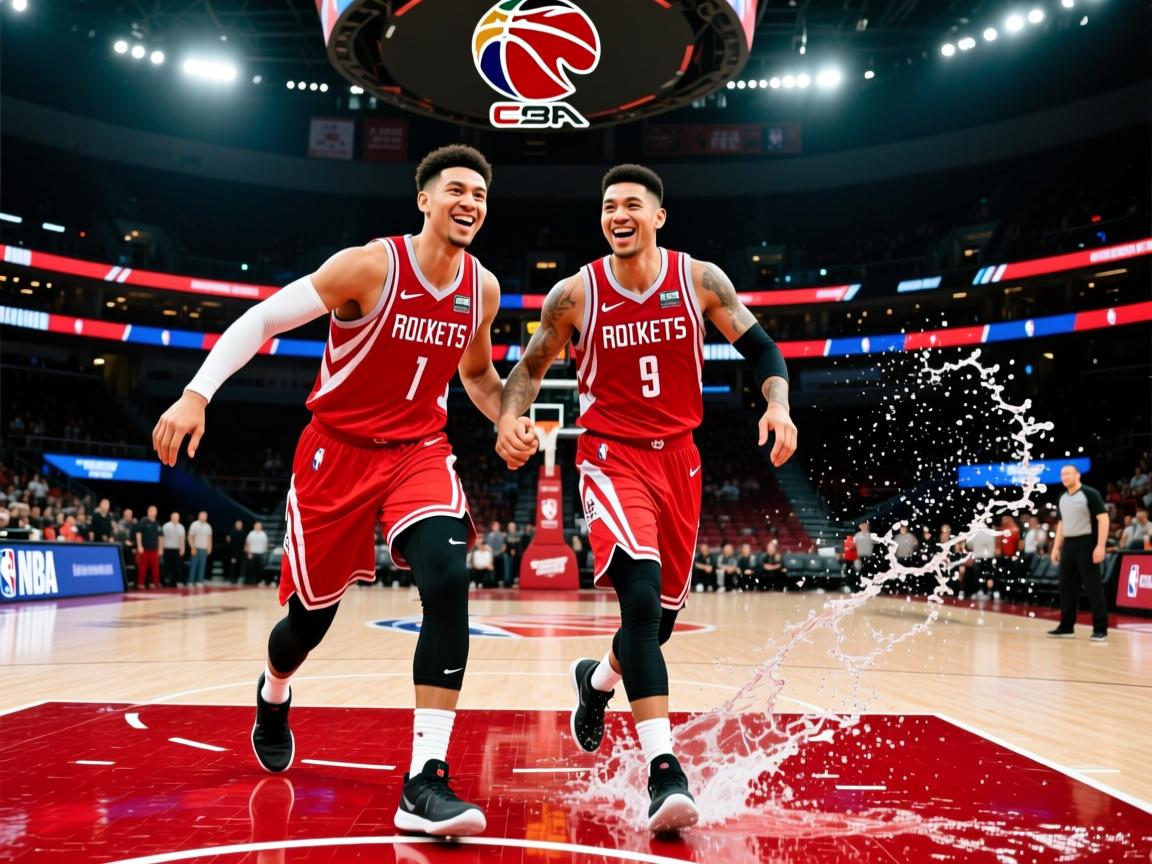 水花兄弟联手，火箭队期待新赛季表现