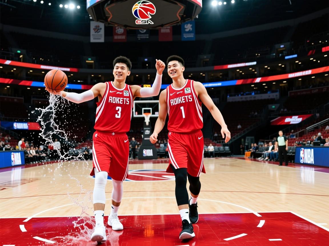 水花兄弟联手,火箭队期待新赛季表现 第2张