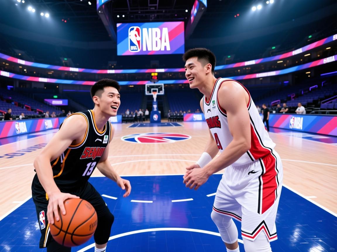 梦幻联动!翟晓川更新社媒发布与丁彦雨航打球视频 第2张